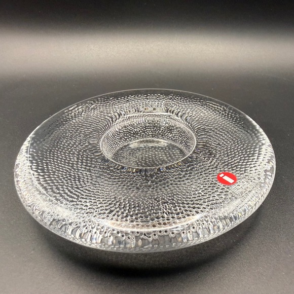 Iittala Nappi Clear Glass Tealight Candle Holder Markku Salo Finland Sticker - Picture 3 of 8